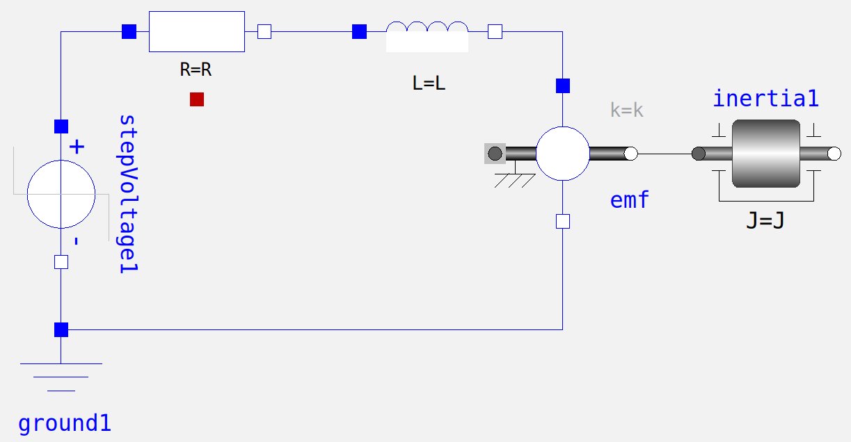 DC Motor Schematic Diagram